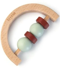 Trixie Holzrassel, Halbrund - Mint Rust