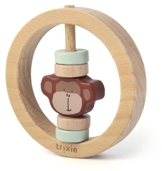 Trixie Holzrassel, Rund - Mr. Monkey 1 Trixie Holzrassel, Rund - Mr. Monkey