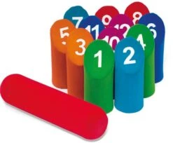 Unbekannt Rubbabu Finnische Kegel Set, R20214, Mehrfarbig