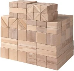 Van Dijk Toys Haagse Blokkenset 10cm - Naturel 5 Dozen -Trixie Verkäufe van dijk toys haagse blokken set 156 delig naturel