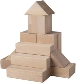 Van Dijk Toys Haagse Blokkenset 10cm - Naturel 5 Dozen -Trixie Verkäufe van dijk toys haagse blokkenset 156 delig naturel 1