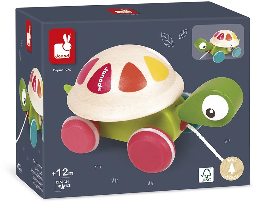 Janod Zigolos Nachziehtier Frosch 2 Janod Zigolos Nachziehtier Frosch – Bild 2