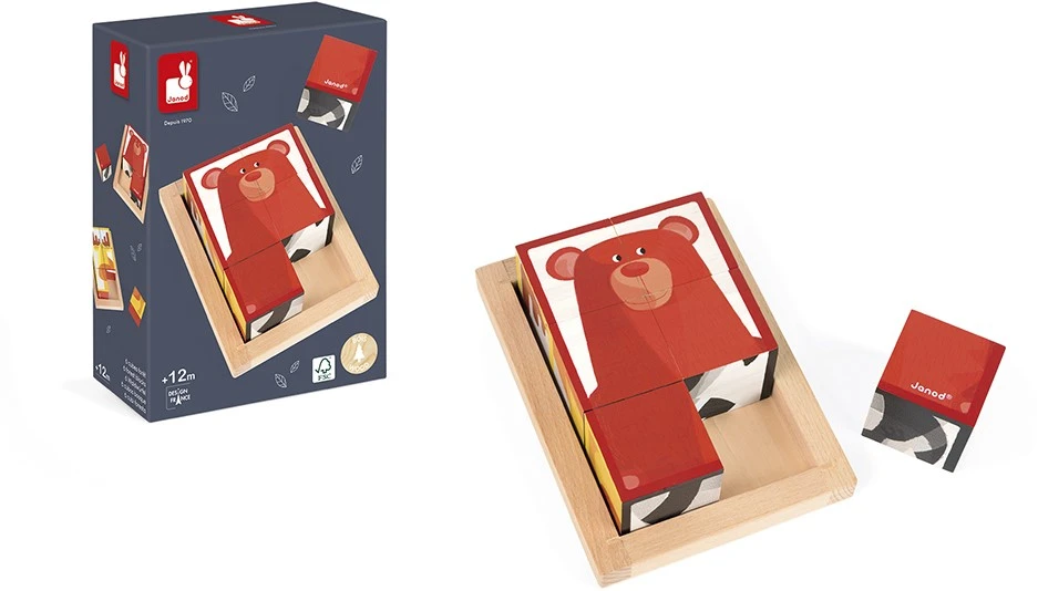 Janod Zigolos Nachziehzug Hase, Huhn Und Ente Groß 3 Janod Zigolos Nachziehzug Hase, Huhn Und Ente Groß – Bild 3